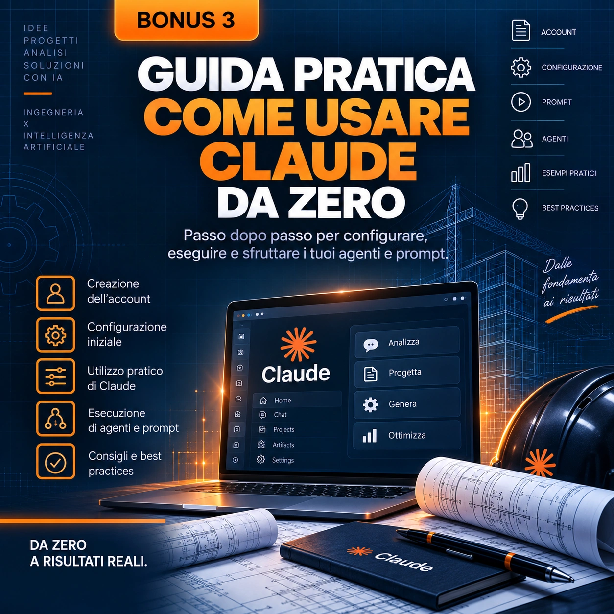Copertina del Bonus #3 - Guida Pratica: Come Usare Claude da Zero