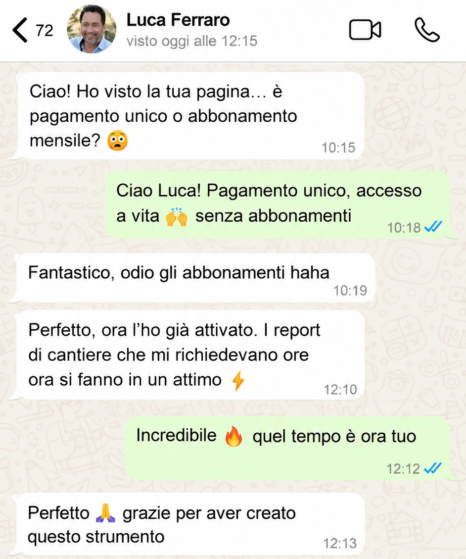 Testimonianza cliente #4